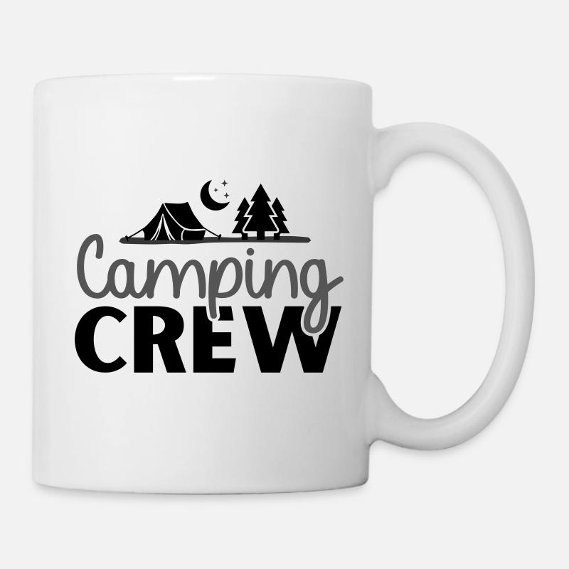 Camping Crew - Tasse - Weiß