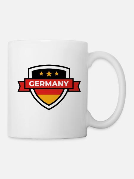 Deutsche Sport Mannschaften - Germany - Tasse - Weiß