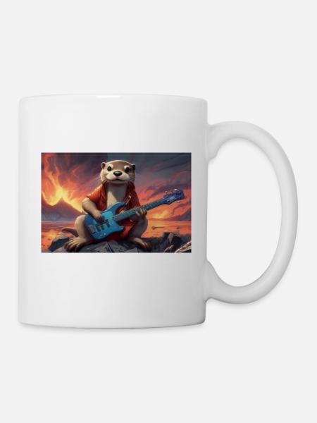 Otti BGitarre - Tasse - Weiß