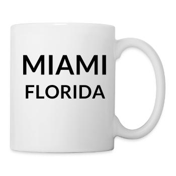 Miami Florida USA - Tasse - Weiß - Rechts