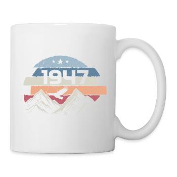 Original 1947 Jahrgang 1947 Geburtstag 1947 - Tasse - Weiß - Rechts