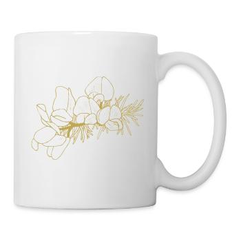 Illustrated Designs Green Splendor with Broom - Mug - white - Right