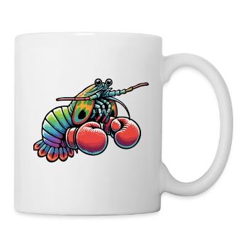 Mantis Shrimp Boxing Funny Mantis Shrimp - Mug - white - Right