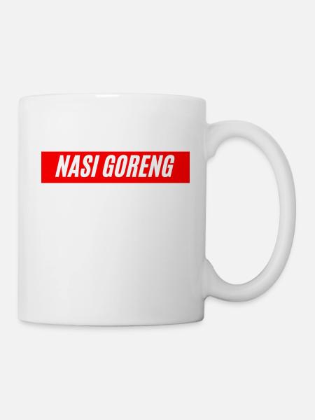 Nasi Goreng, dein Lieblingsessen aus Asien - Tasse - Weiß