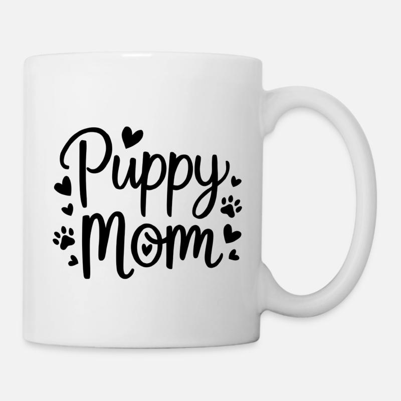 Welpe Hund - Tasse - Weiß