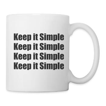 Keep It Simple - Mug - white - Right