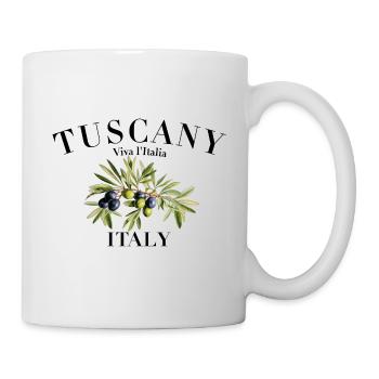 Toscane Toscane Italie Huile d’olive - Mug blanc - blanc - Droite