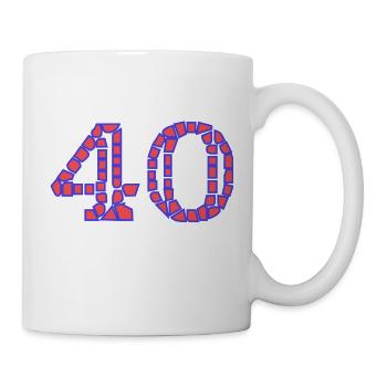 JAHRESTAG. ALLES GUTE ZUM GEBURTSTAG. ALLES GUTE ZUM GEBURTSTAG. - Tasse - Weiß - Rechts