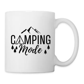 Camping Mode Schwarz - Tasse - Weiß - Rechts