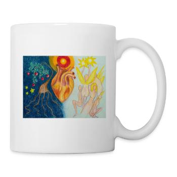 ©Heart May Melt - by Xenia Nitzberg - Tasse - Weiß - Rechts