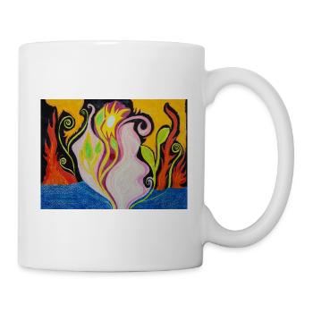 ©Agnya and Heart - by Xenia Nitzberg - Tasse - Weiß - Rechts