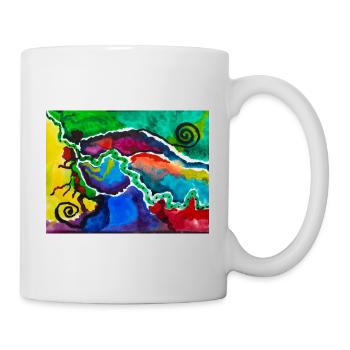 ©Chamäleon - by Xenia Nitzberg - Tasse - Weiß - Rechts