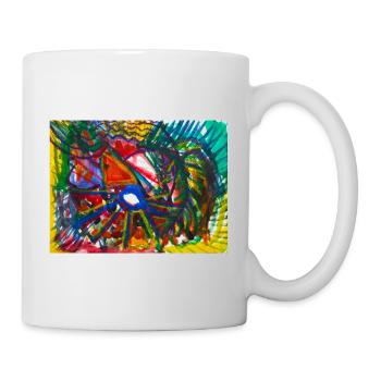 ©Bunte Sonne - by Xenia Nitzberg - Tasse - Weiß - Rechts