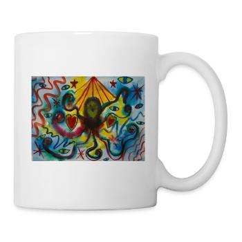 ©Oktopus - by Xenia Nitzberg - Tasse - Weiß - Rechts