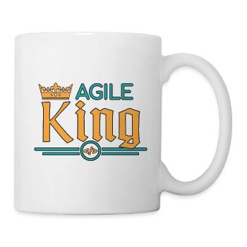 Coach Agile Roi - Mug blanc - blanc - Droite