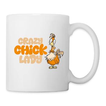 Crazy Chick Lady - Mug blanc - blanc - Droite