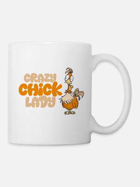 Crazy Chick Lady - Mug - white