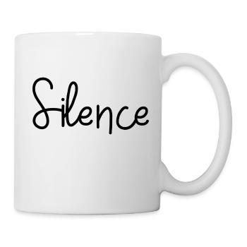 Silence - Mug - white - Right