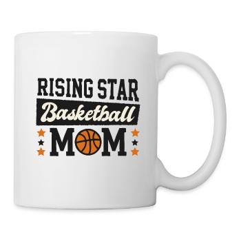 Basketball Mama eines aufstrebenden Stars - Tasse - Weiß - Rechts