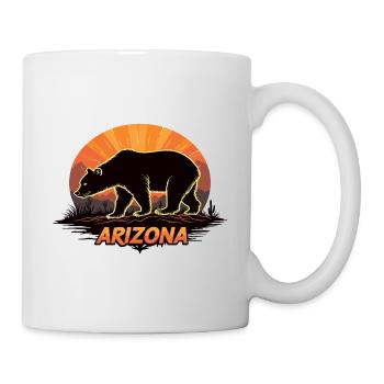 Bear in Arizona - survival - Mug - white - Right