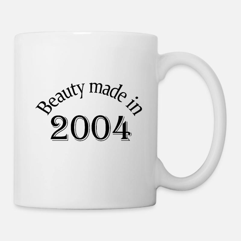 Beauty Made In 2004 - Mug blanc - blanc