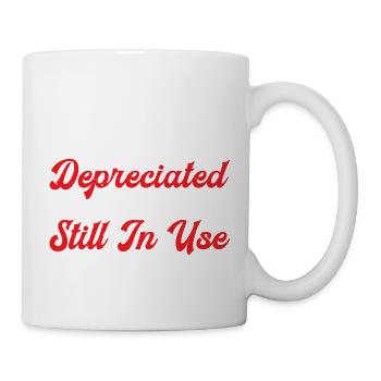 Fully Depreciated But Still In Use 38 - Tasse - Weiß - Rechts