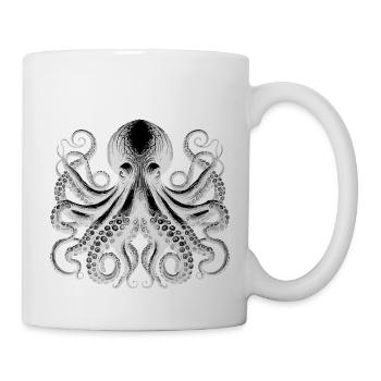 Monstrous giant octopus octopus mysterious - Mug - white - Right