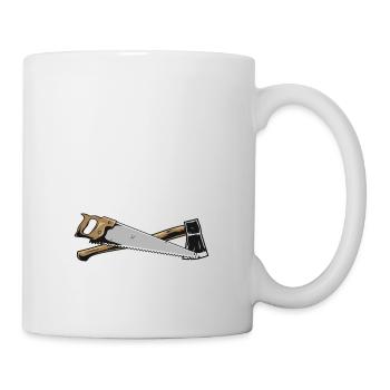 J’peux pas j’ai du bois à couper - Mug blanc - blanc - Droite