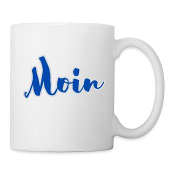 Bonjour - Mug blanc - blanc - Droite