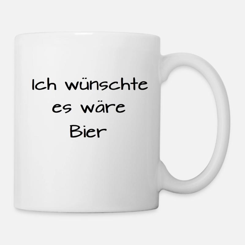 Bier - Tasse - Weiß