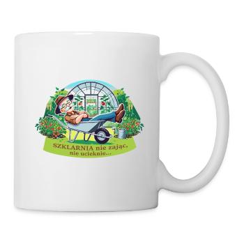 A greenhouse will not run away - Mug - white - Right