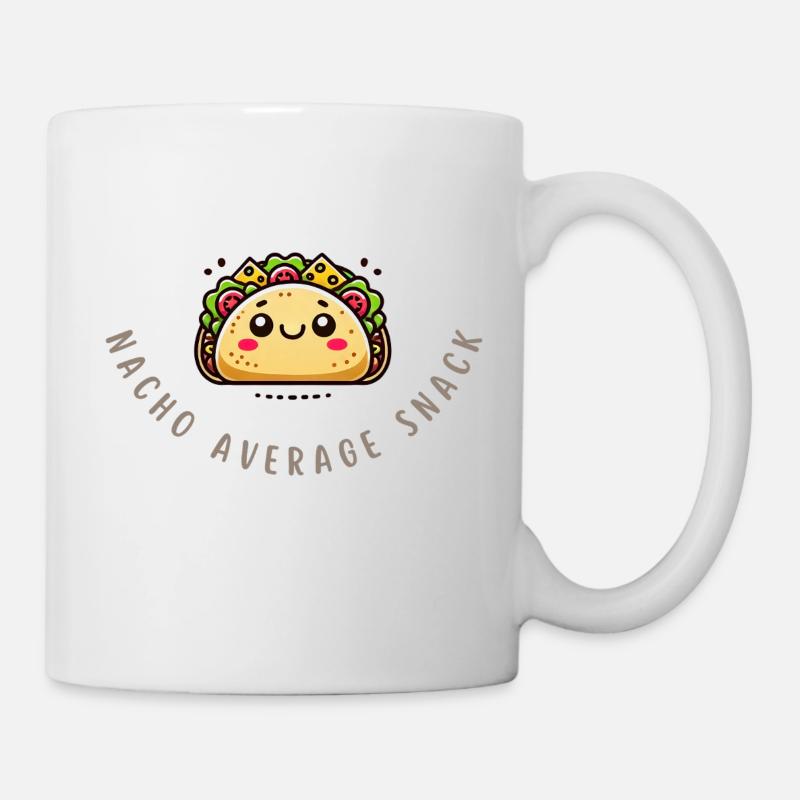 Nacho Average Snack – Funny Taco Shirt - Mug - white