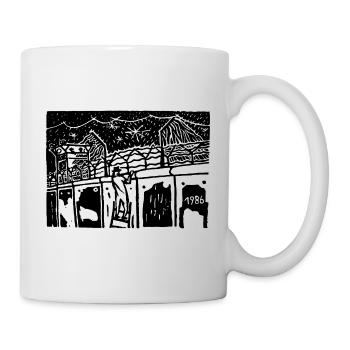 Berlin 1986 - Tasse - Weiß - Rechts