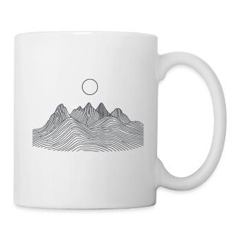 Mountains - Tasse - Weiß - Rechts