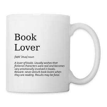 Book Lover - Tasse - Weiß - Rechts