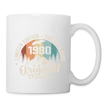 Mars 1980 cadeau Anniversaire - Born in march 1980 - Mug blanc - blanc - Droite