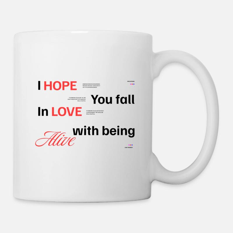 Tombez amoureux de bein alive - Mug blanc - blanc