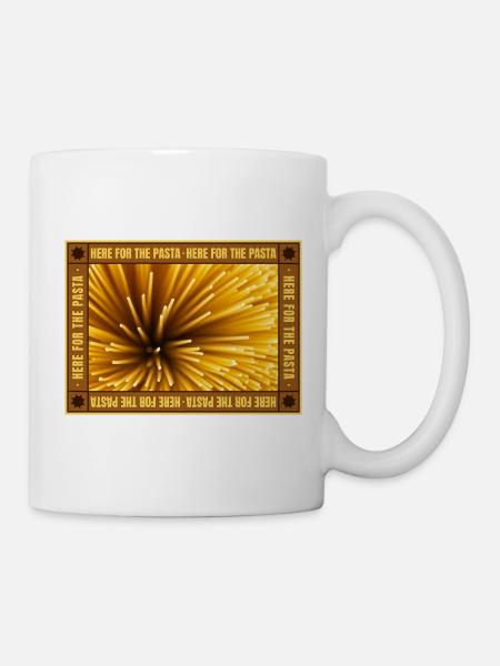 Cadre rétro Spaghetti Focus - Mug blanc - blanc
