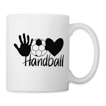 Handball love - Tasse - Weiß - Rechts