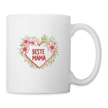 Beste Mama - Tasse - Weiß - Rechts