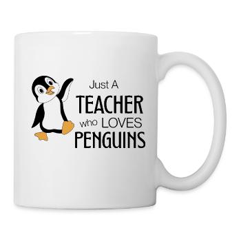 Just a Teacher - Tasse - Weiß - Rechts