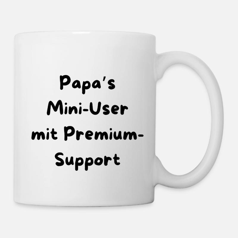 Utilisateur de Papa - Mug blanc - blanc