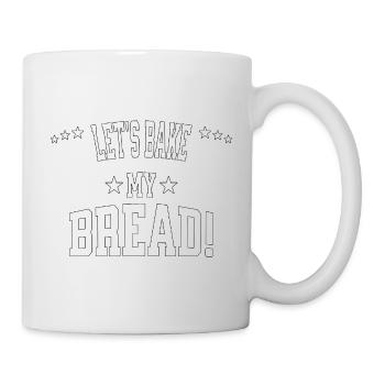 Lass uns Brot backen – Ofen an, Herz auf! - Tasse - Weiß - Rechts