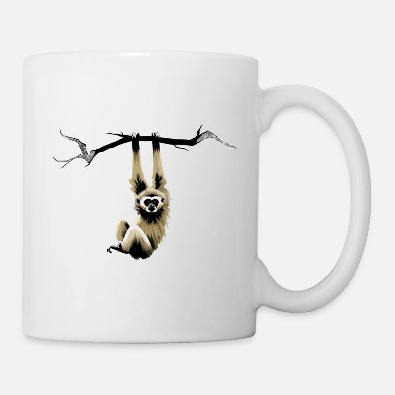 Gibbon - Tasse - Weiß