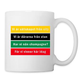 Grün-schwarzes Inferno Das Beste der Stadt - Tasse - Weiß - Rechts
