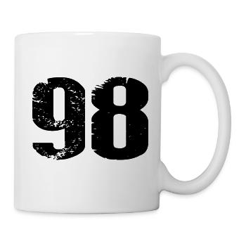 98 Number Jersey - Mug - white - Right