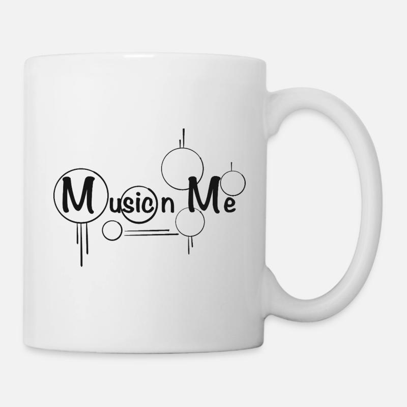 Musik Design - Tasse - Weiß