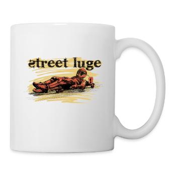 Street luge - Tasse - Weiß - Rechts