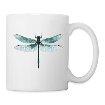 Libelle. Libelle - Libelle - Libelle - Tasse - Weiß - Rechts