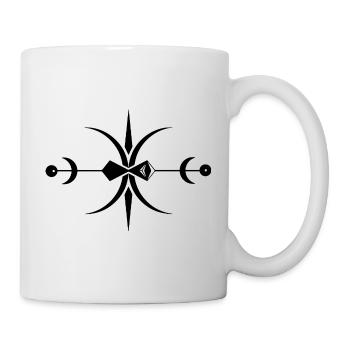 Mystical Sigil Crop Circle Art - Mug - white - Right